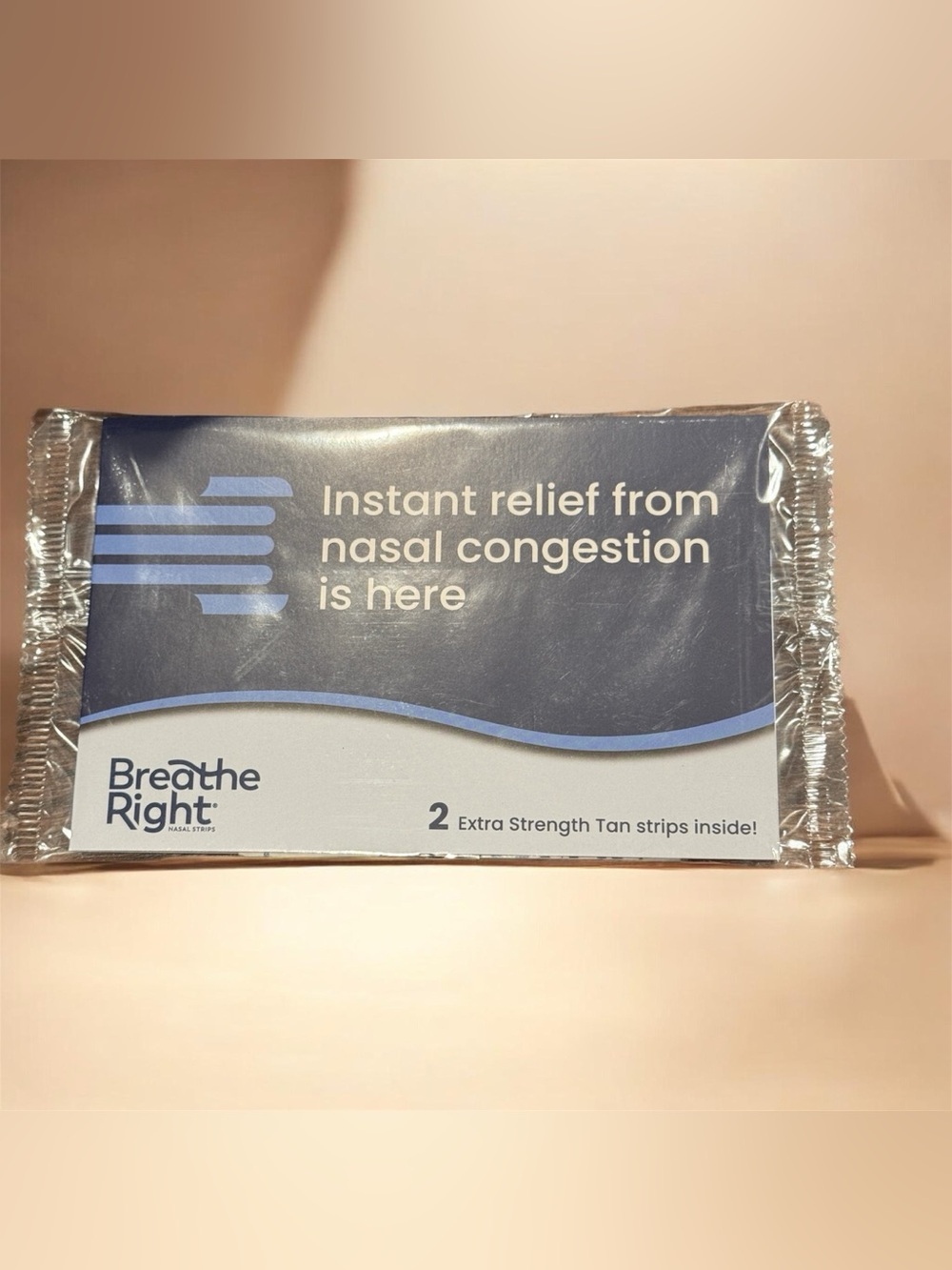 🌶4/$12 NIP Breathe Right 2x Extra Strength Tan Nasal Strips